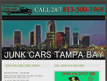 Tablet Screenshot of junkcarstampabay.com